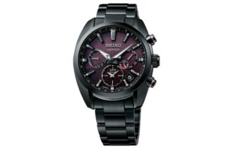 ASTRON Astron GPS Solar Dual-Time 42,7 mm Sınırlı Sürüm Siyah/Mor