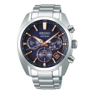 Astron GPS Güneş Enerjili Saat Mavi Gümüş