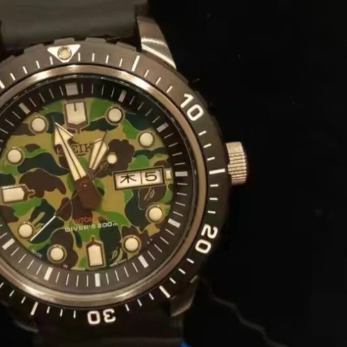 BAPE X Seiko MEKANİK DALIŞ SAATİ Crossover