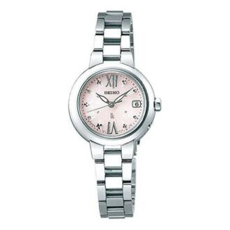 Lukia Serisi Solor Wave Minimalist Küçük Saat Pembe Çelik kayış