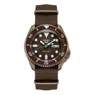 No. 5 42,5 mm Mekanik Klasik Saat Kahverengi