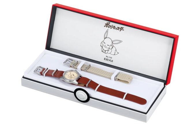 Pokemon Pikachu Crossover Sınırlı Sayıda Saat Kahverengi
