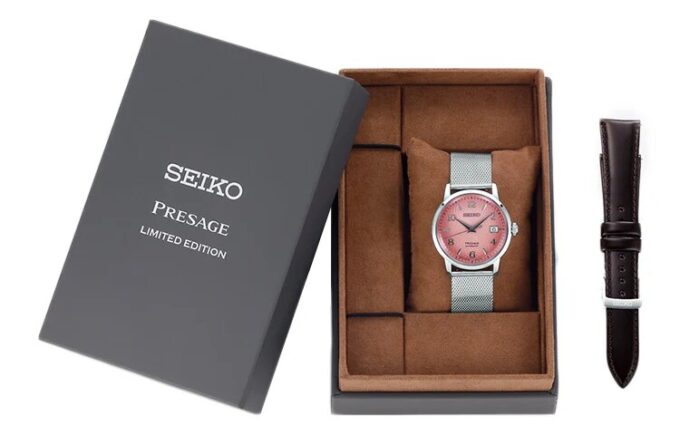 Presage Serisi Mekanik Pembe