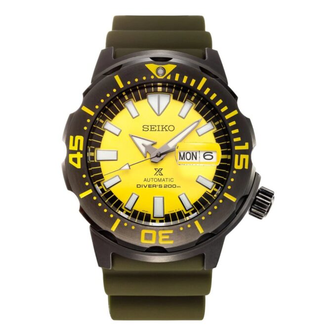 Prospex Casual Sarı Monster Monster 200 m Mekanik Saat