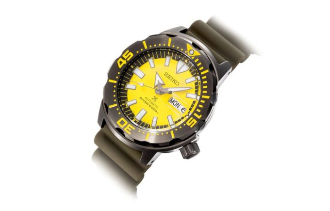 Prospex Casual Sarı Monster Monster 200 m Mekanik Saat
