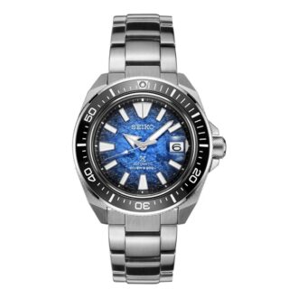 Prospex Serisi Safir Camlı Warrior Gradyan Mavi Çelik Şeritli 200 Metre Su Geçirmez Mekanik Saat