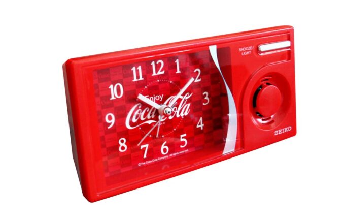 Seiko x Coca Cola Mute Müzikli Çalar Saat Kırmızı