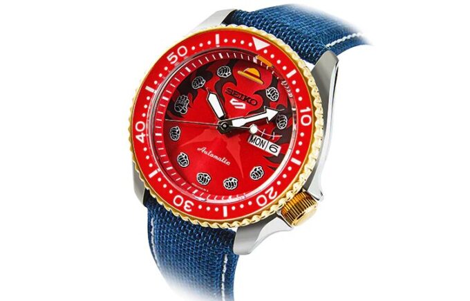 SEIKO X ONE PIECE 5 Sports Saat “Monkey D. Luffy Normal Kutu”