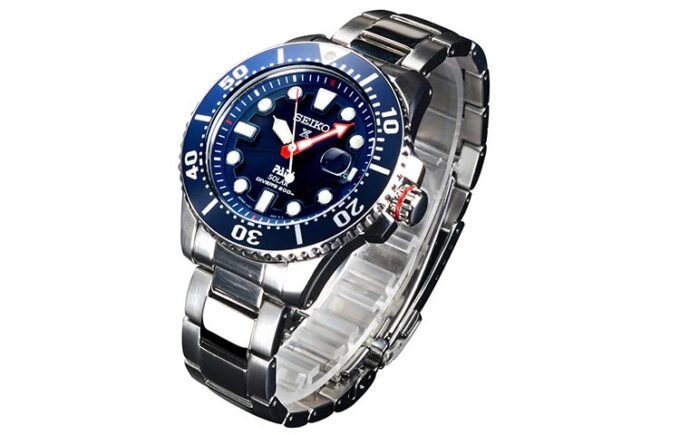 Seiko X PADI Eco Drive Gümüş/Mavi